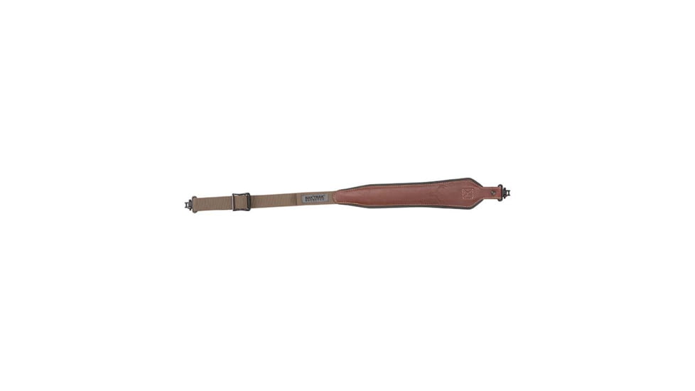 Allen BakTrak Leather Sling, Debossed Horns, Brown, 8391, 8391