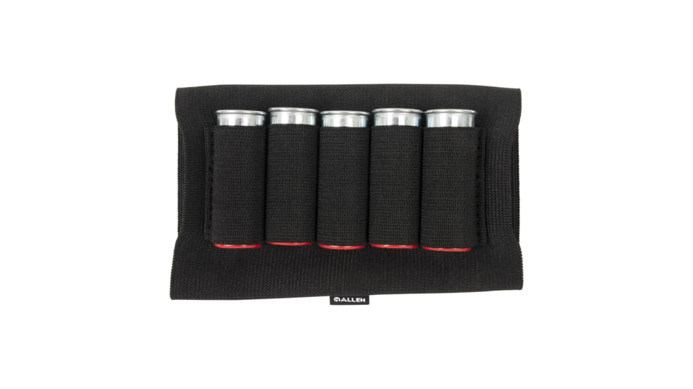 USED Allen Buttstock Shell Holders, , 5 Shotgun Shells, Black, 205, EDEMO1, Used, Condition Like New, Inspect and Rebox