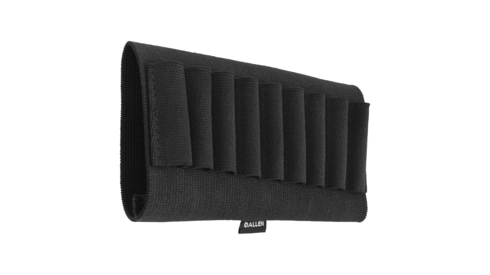 Allen Buttstock Nylon Cartridge Holder, Black, 9 Rifle Shells - 206