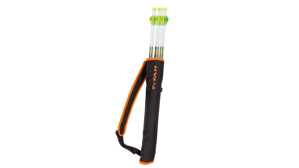 Allen Compact Back Quiver, Black/Hot Green, 7036