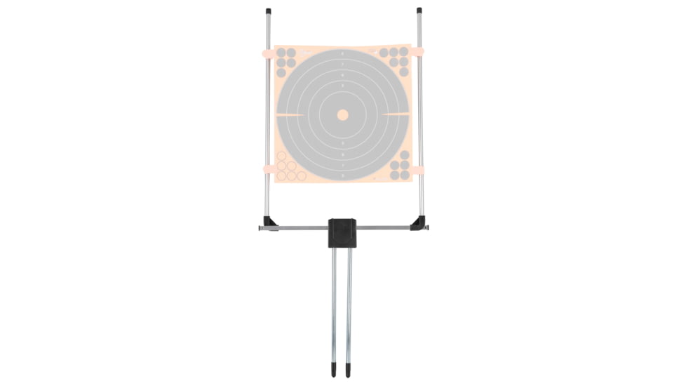 Allen Company Hub Stake Adjustable Target Stand, Fits 24"x24" Targets, 19.5" Tall, Black, 15826