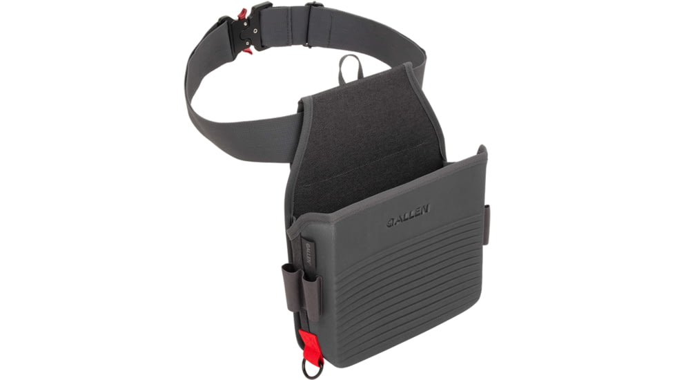 Allen Competitor Molded Shell Bag, Heather Gray/Red, Single Compartment, 8324