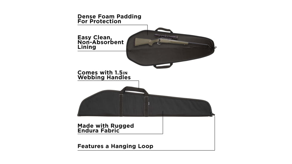 Allen Durango Shotgun/Rifle Case, Black, 46in, 602-46, 602-46