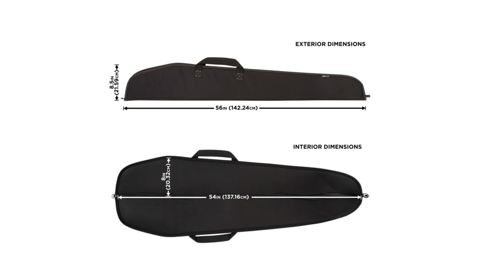 Allen Durango Shotgun/Rifle Case, Black, 54in, 602-54