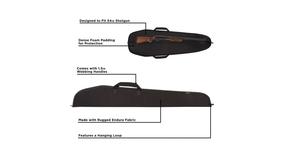 Allen Durango Shotgun/Rifle Case, Black, 54in, 602-54
