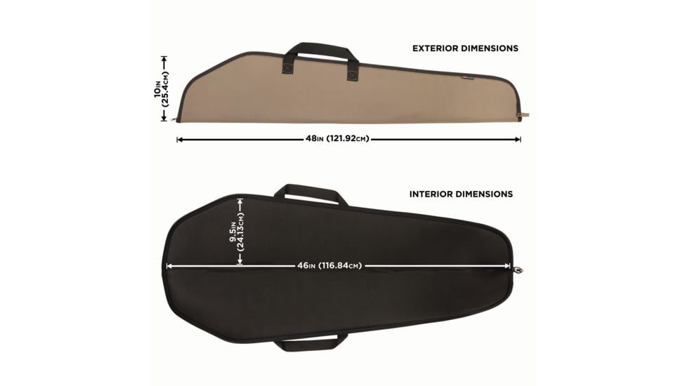 Allen Durango Shotgun/Rifle Case, Tan, 46in, 604-46