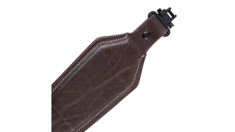 Allen Heritage Plain Dark Leather Rifle Sling, Mahogany, 8511