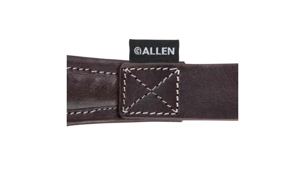 Allen Heritage Plain Dark Leather Rifle Sling, Mahogany, 8511