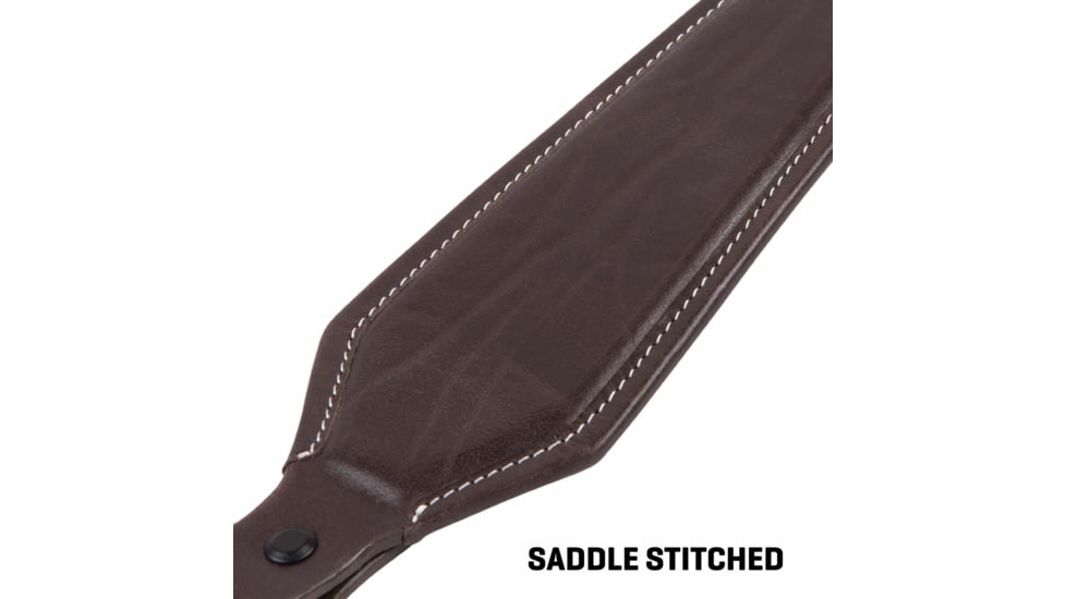 Allen Heritage Plain Dark Leather Rifle Sling, Mahogany, 8511