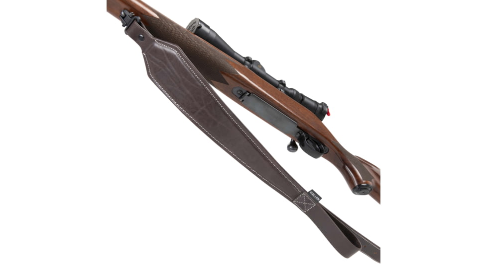 Allen Heritage Plain Dark Leather Rifle Sling, Mahogany, 8511