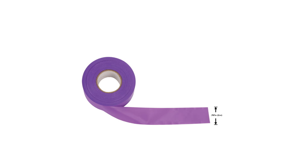 Allen No Trespassing Flagging Tape, 150-feet, Purple, 12 Pack, 467