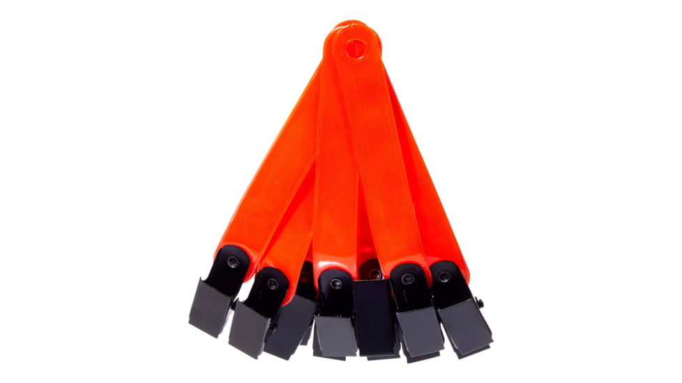 Allen Orange Relfective Trail Marking Clips, 12 Pack, Orange, 473