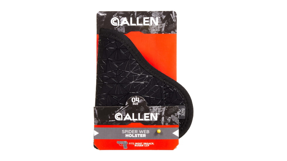 Allen Spiderweb Holster, Ruger LCP, Ambidextrous, Textured, Black, 44904
