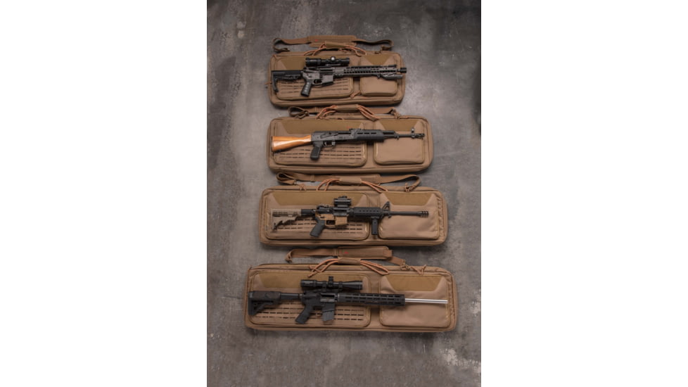Allen Tac Six Squad 42 in Tactical Gun Case, Coyote, 10837