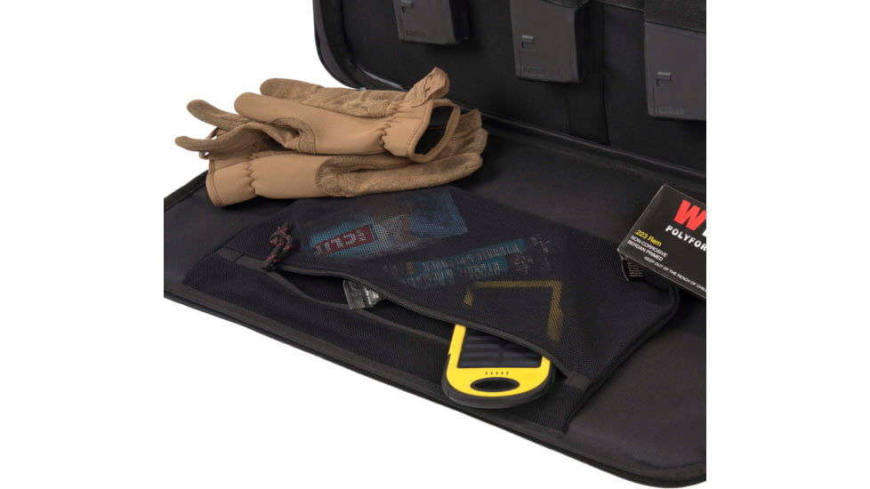 Allen Tac Six Unit 38 in Tactical Gun Case, Black, 10838