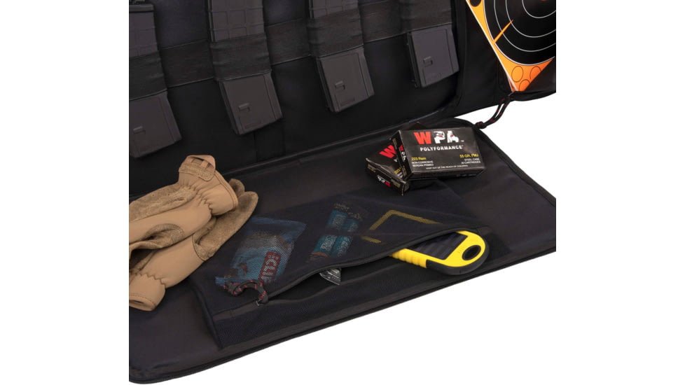 Allen Tac Six Unit 38 in Tactical Gun Case, Black, 10838