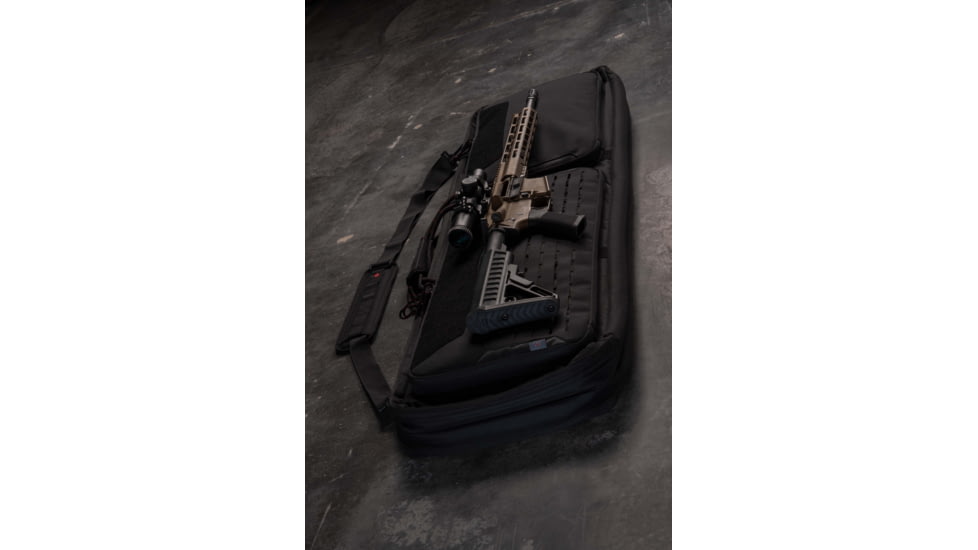 Allen Tac Six Unit 38 in Tactical Gun Case, Black, 10838