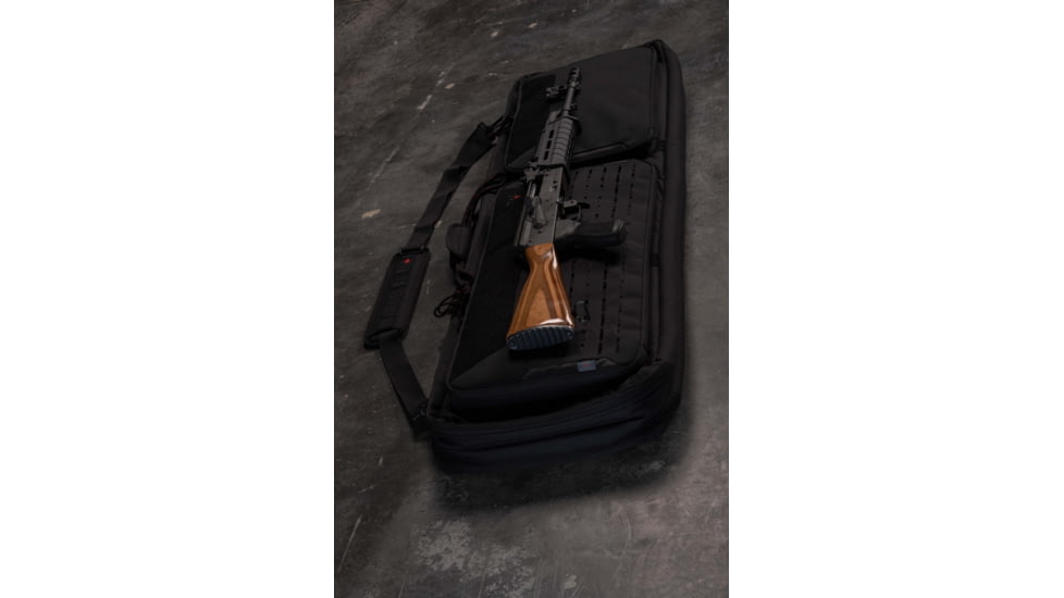 Allen Tac Six Unit 38 in Tactical Gun Case, Black, 10838