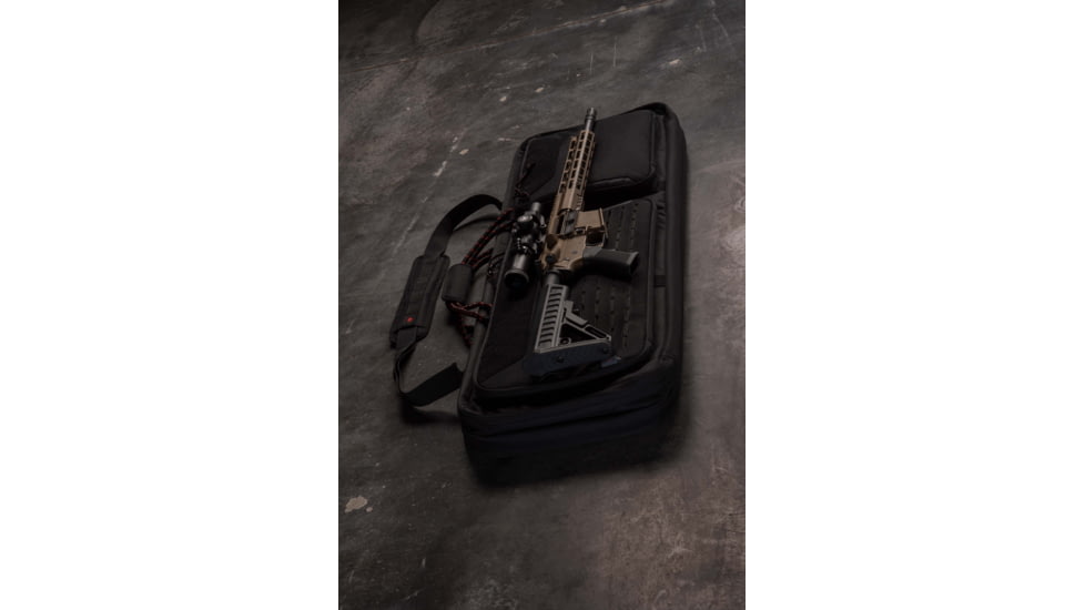 Allen Tac Six Unit 38 in Tactical Gun Case, Black, 10838
