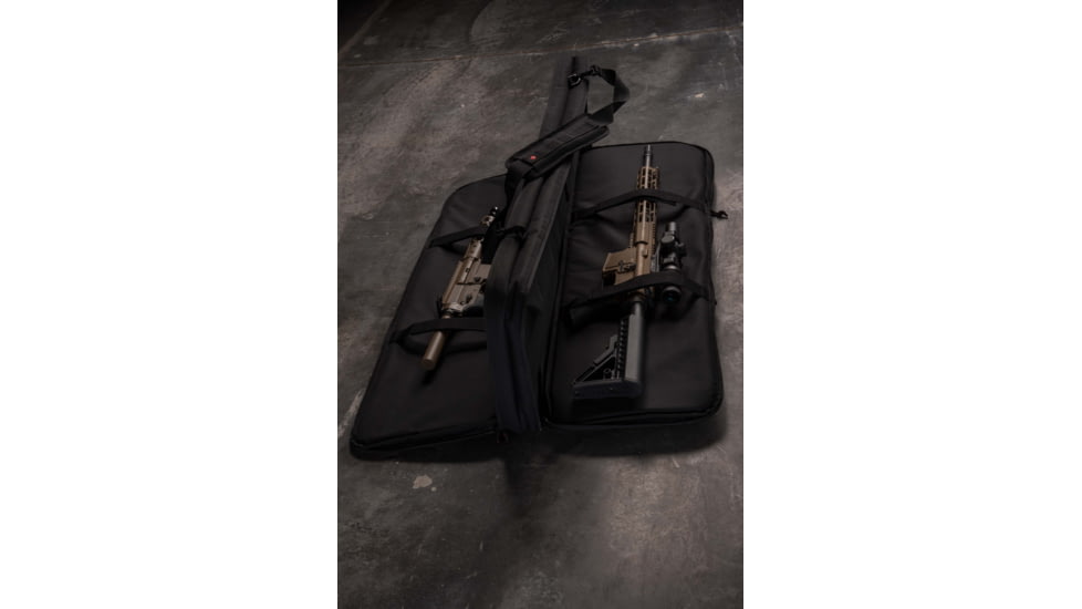Allen Tac Six Unit 38 in Tactical Gun Case, Black, 10838