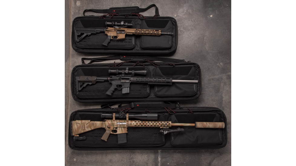 Allen Tac Six Unit 38 in Tactical Gun Case, Black, 10838