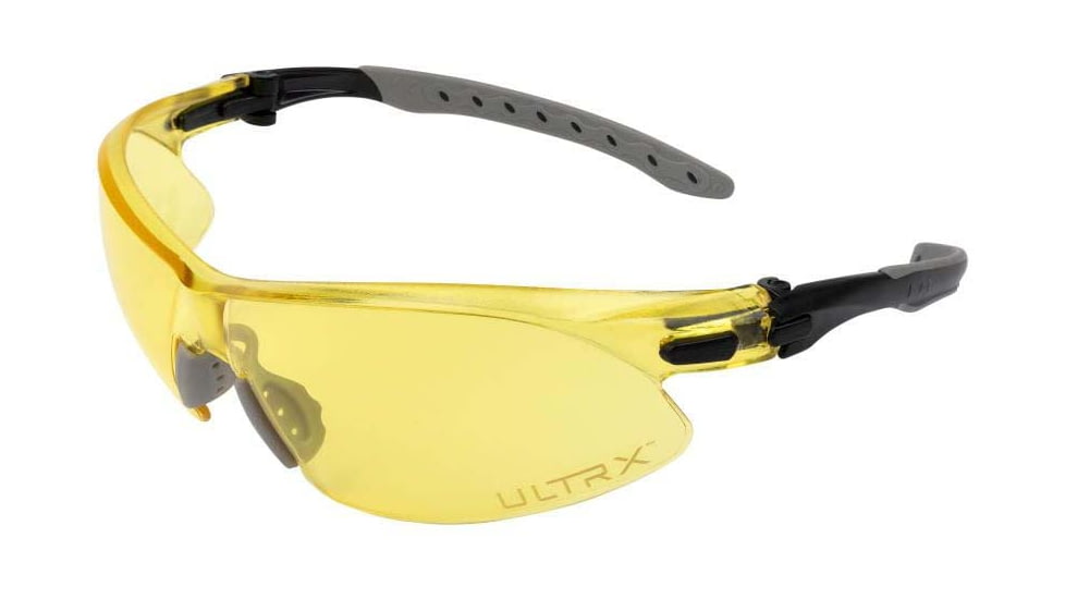 Allen Ultrx Keen Safety Glasses, Yellow, 1408805