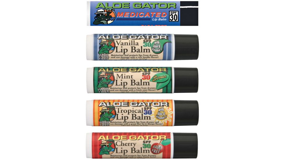Aloe Gator Lip Balm Spf 30 Mint 20340