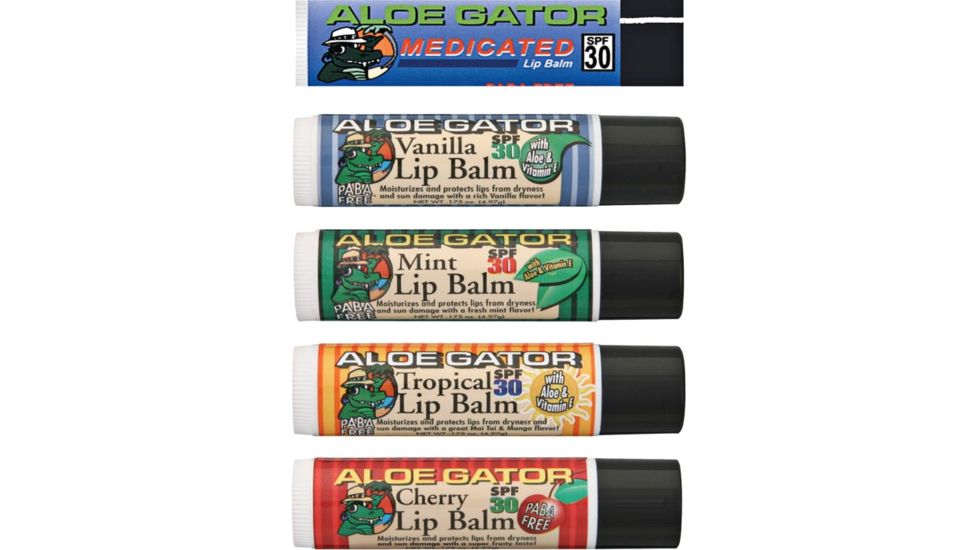 Aloe Gator Lip Balm Spf 30 Vanilla 20320