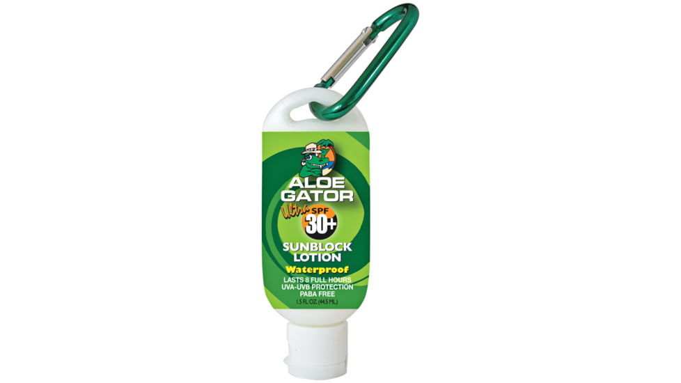Aloe Gator Spf30+ Lotion W/ Carabiner 10521