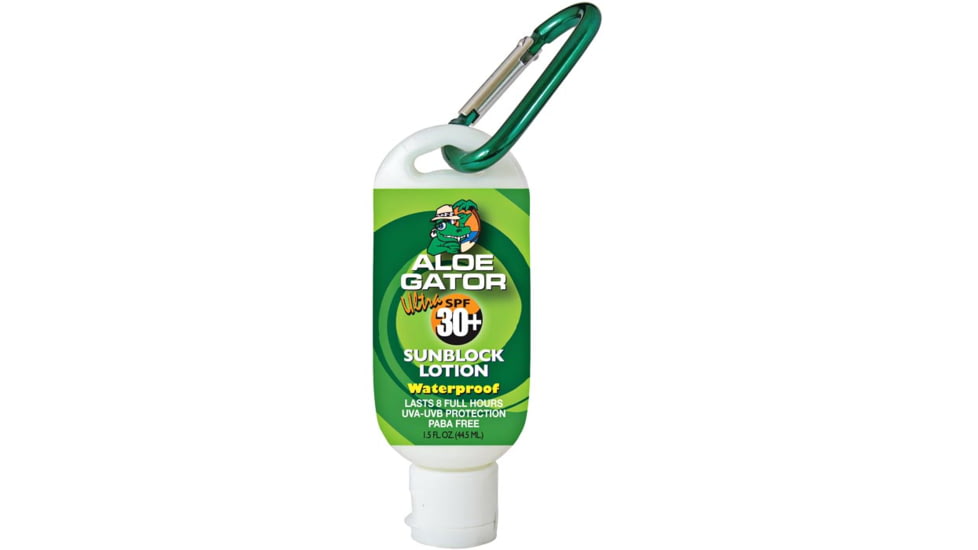 Aloe Gator Spf30+ Lotion W/ Carabiner 10521
