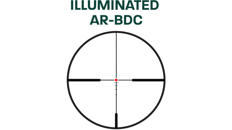 Alpen Apex 1-6x24 mm Rifle Scope, 30 mm Tube, 1/4 MOA, FFP, Matte Black, Compact, 4010