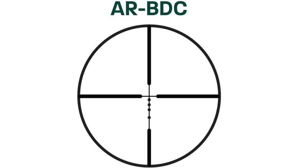 Alpen Kodiak 1-4x24 Rifle Scope, 30mm, SFP, Multicoated, Matte Black, Compact, 2047