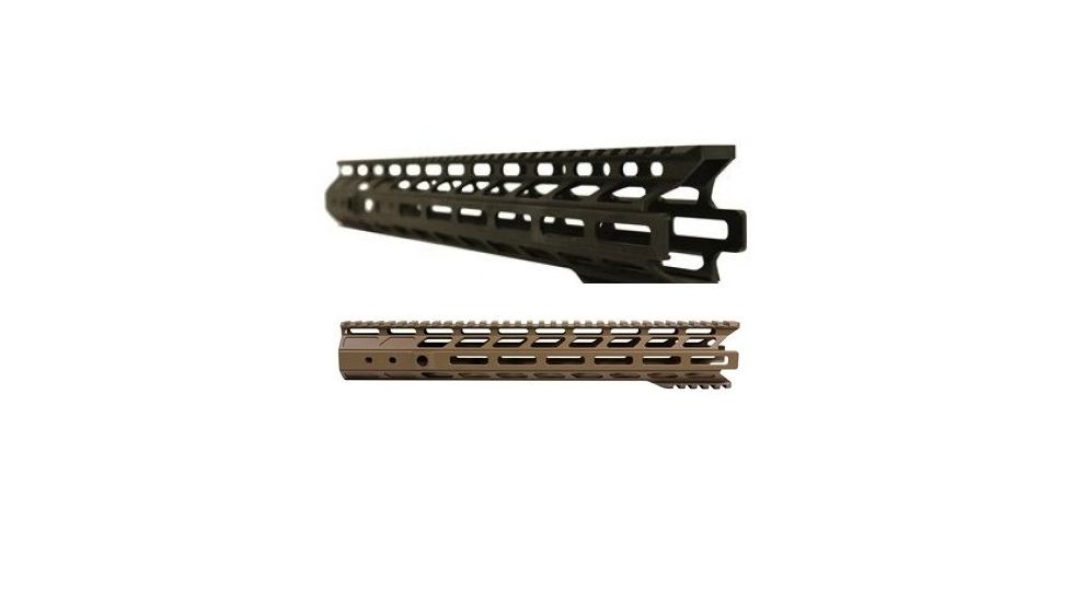 Alpha Shooting Sports AR15 Pitch Fork Handguard, Black, Flat Dark Earth