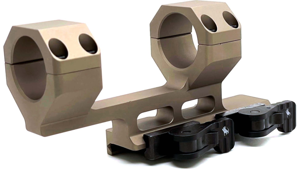 American Defense Manufacturing AD-DELTA-C-H Scope Mount, 1.93in NV Height, Tactical Legacy Lever, 30mm Ring Size, Flat Dark Earth, AD-DELTA-C-H-30-FDE-TAC