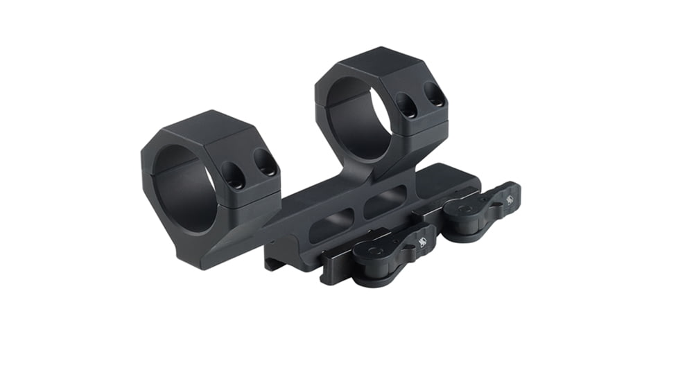 American Defense Manufacturing AD-DELTA-C-H Scope Mount, 1.93in NV Height, Standard Legacy Lever, 30mm Ring Size, Black, AD-DELTA-C-H-30-STD