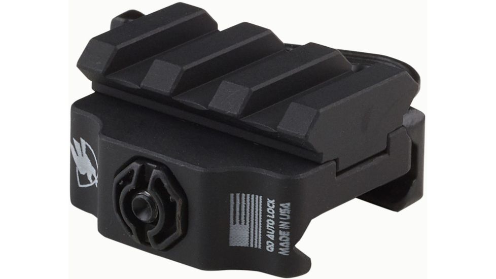 American Defense Manufacturing AD-SF w/ SF Rail Mount for Small Red Dot Optics - Bushnell TRS- 25, Black, AD-SF-R STD-TL