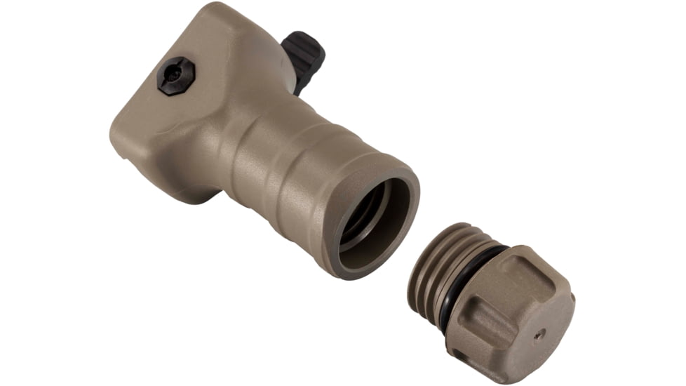 American Defense Manufacturing Battlegrip QD Short Vertical Grip, Standard Legacy Lever, Flat Dark Earth, BGV-QDK-FDE-STD-STD
