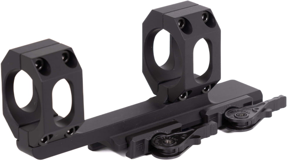 American Defense Manufacturing Dual Ring Scope Mount w/ 2in Offset, 40mm Rings, Black, AD-RECON 40 STD-TL