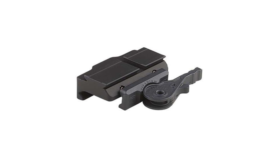 American Defense Manufacturing QD Mount w/ Titanium Lever Assembly for the Aimpoint ACRO Micro Red Dot in Low Height, Black, AD-ACRO-L-TL