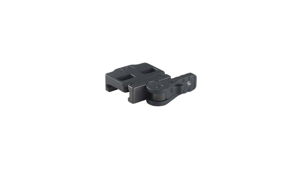 American Defense Manufacturing Quick-Disconnect Mount w/ Standard Lever Assembly and MLOK interface, Black, AD-MLOK-BP-STD