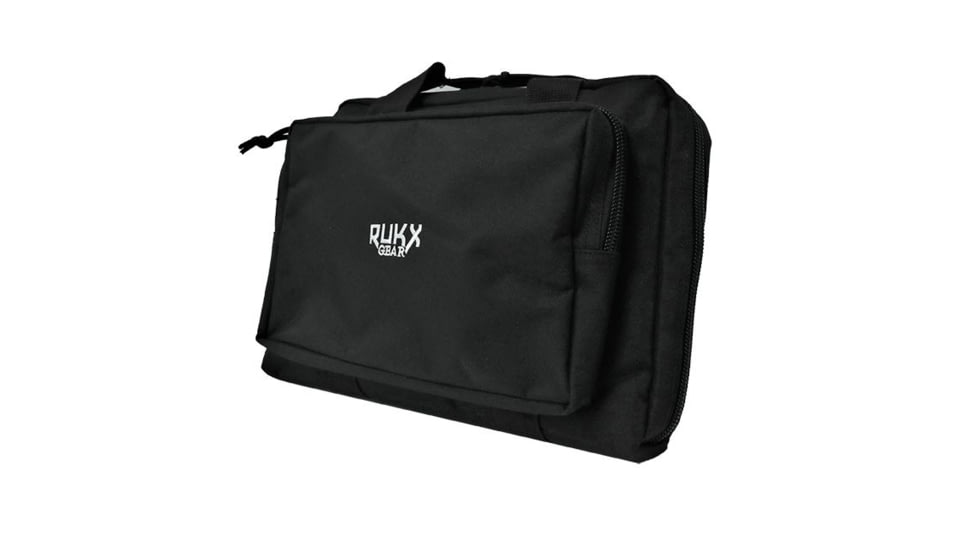 American Tactical Imports RUKX Gear Double Pistol Case, Black, 9x12x9.5, ATICTDPCB