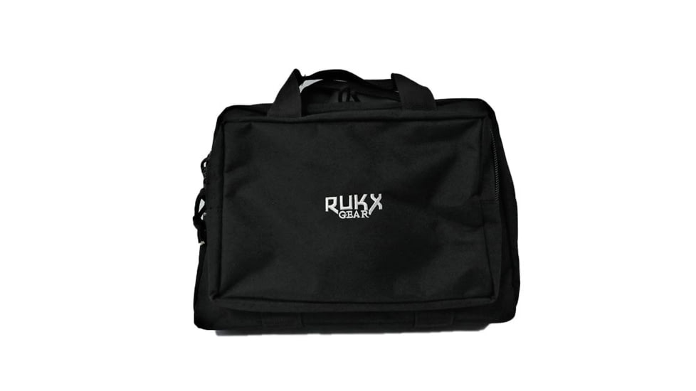 American Tactical Imports RUKX Gear Double Pistol Case, Black, 9x12x9.5, ATICTDPCB