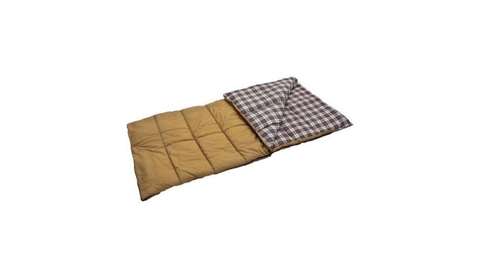 American Trails Safari 6 Sleeping Bag, Tan, 39x80 3iF2601Z