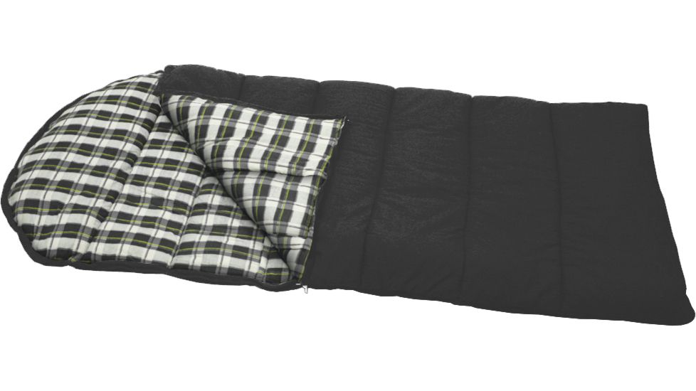 American Trails Tahoe Sleeping Bag, Black, 35x80 LGL2501ZPL