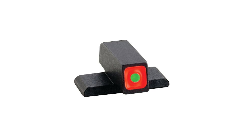 USED Ameriglo Front Tritium Night Sight For SIG/Springfield XD #8 Green With Orange Square Outline .220 Height .140 Width, EDEMO3, Condition Parts Only/Salvage, Defective
