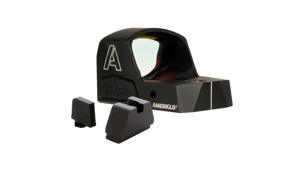 AmeriGlo Haven Handgun Carry Ready Combo 1x28mm Red Dot Sight, 5.0 MOA Dot, Black, HVN04