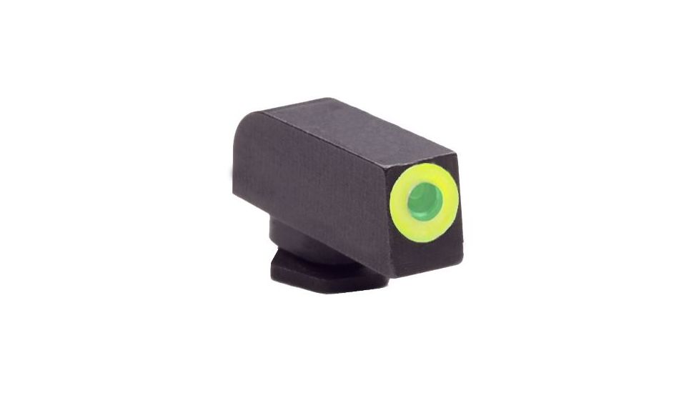 AmeriGlo Tritium Front All For Glock Models .200in. Height, std. .140in. wide, Pro Glo Front Sight, limeGRN Circle Outline GL-212-200-GR-C