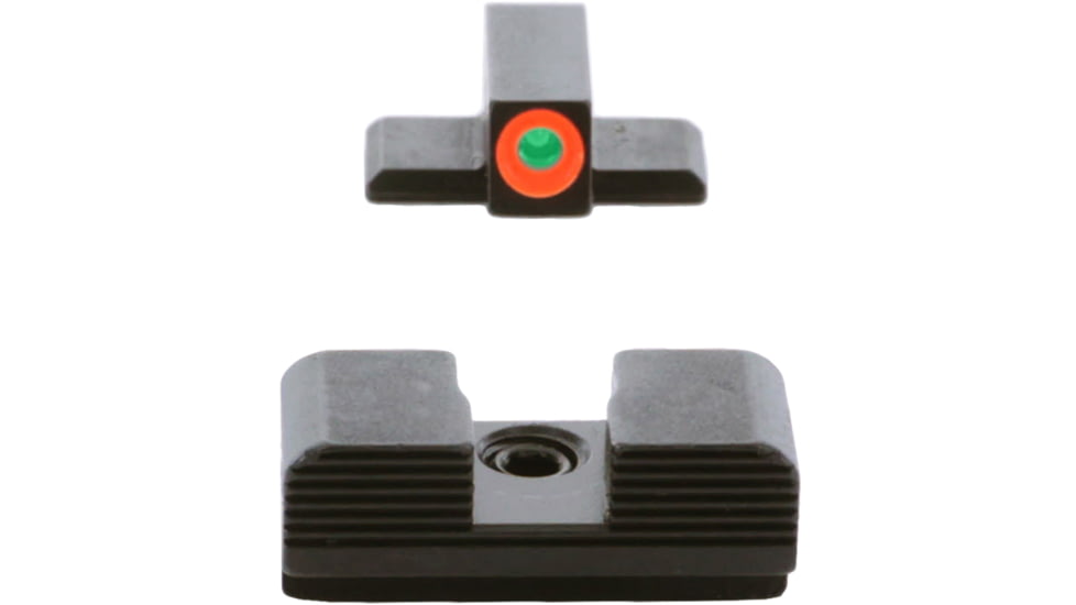 AmeriGlo Tritium BLK Serrated All XD Models, ProGlo ORNG Front, BLK Rear XD-433