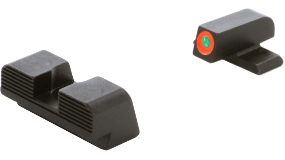 AmeriGlo Tritium BLK Serrated All XD Models, ProGlo ORNG Front, BLK Rear XD-433