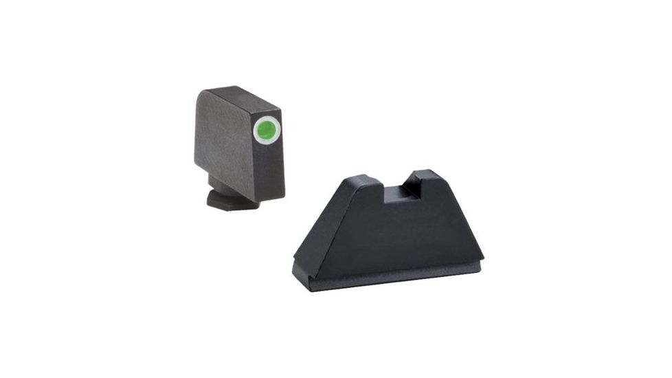 Ameriglo Tritium Front Rear Tall Suppressor Set, green white GL-411
